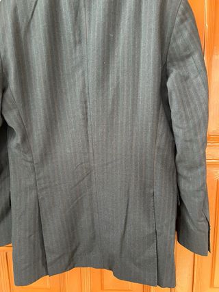 Giacca Canali Uomo Nera Rigata