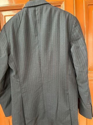 Giacca Canali Uomo Nera Rigata