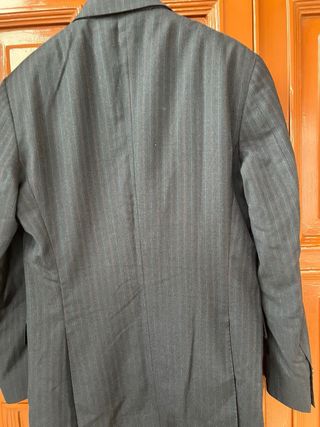 Giacca Canali Uomo Nera Rigata