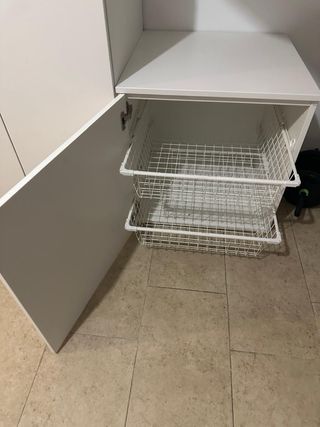 Armario 3 torres descendentes blanco