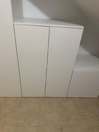 Armario 3 torres descendentes blanco