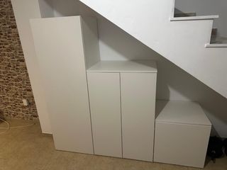 Armario 3 torres descendentes blanco