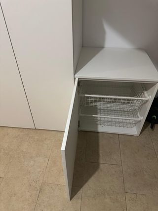 Armario 3 torres descendentes blanco