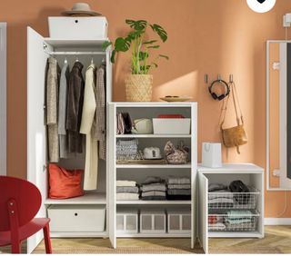 Armario 3 torres descendentes blanco