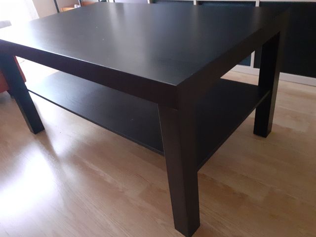Mesa baja negra balda inferior 55x90x45