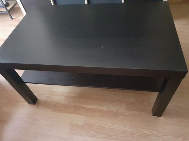 Mesa baja negra balda inferior 55x90x45