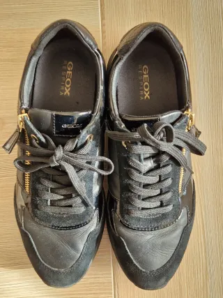 Zapatos Geox Mujer Talla 39 Negros