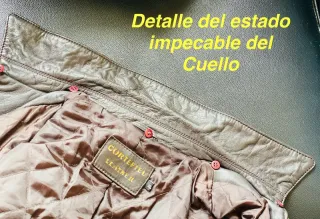 Cazadora aviador napa acolchada marrón