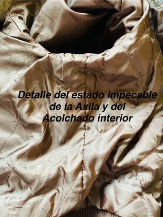 Cazadora aviador napa acolchada marrón