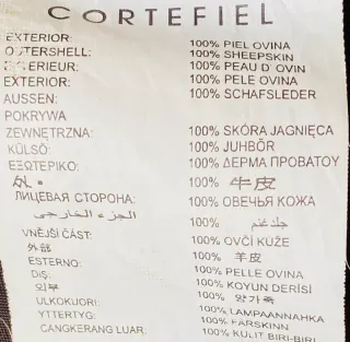 Cazadora aviador napa acolchada marrón