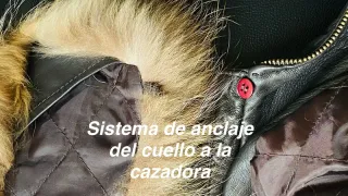 Cazadora aviador napa acolchada marrón