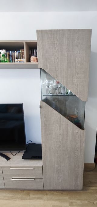 Mueble salón modular + mesita centro gran calidad