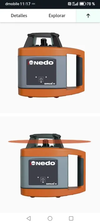 Nedo SIRIUS 1H Láser Autonivelante