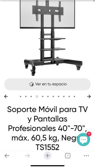 Soporte TV con ruedas