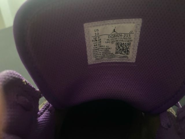 Jordan 1 Mid Purple Mocha