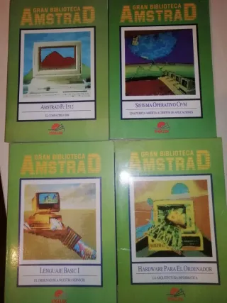 Gran biblioteca Amstrad (4 libros)