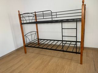 Litera madera y metal 90x190