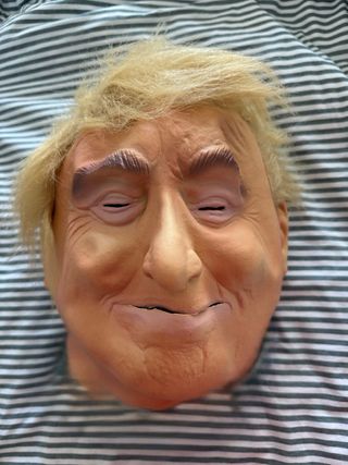 Disfraz Donald Trump Máscara + camiseta