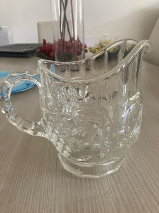 Caraffa in cristallo lavorato