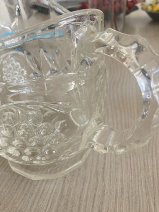 Caraffa in cristallo lavorato