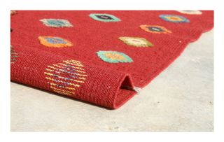 Tappeto Kilim Kaudani Ricamato Tribale 200x156 cm