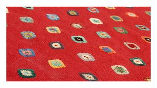 Tappeto Kilim Kaudani Ricamato Tribale 200x156 cm