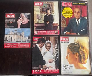 Muerte de Franco revistas y reportajes año 75