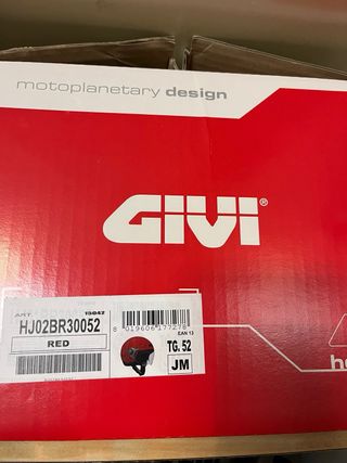 Casco moto bambino GIVI rosso