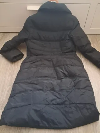 Abrigo acolchado Mango negro talla M