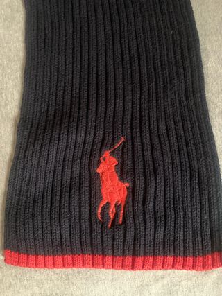 Conjunto Polo Ralph Lauren gorro y bufanda de niñ@