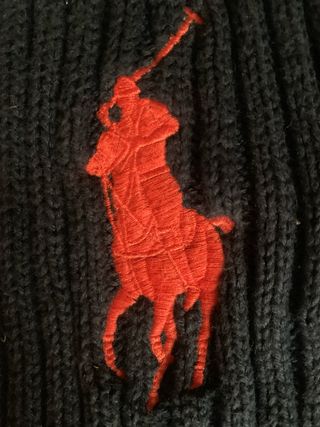 Conjunto Polo Ralph Lauren gorro y bufanda de niñ@