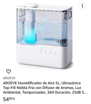 Humidificador Arovee 5L