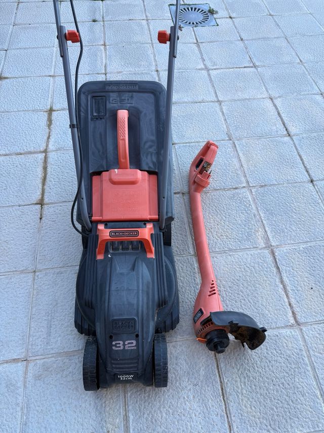 Cortacésped Eléctrico Black+Decker 1000W