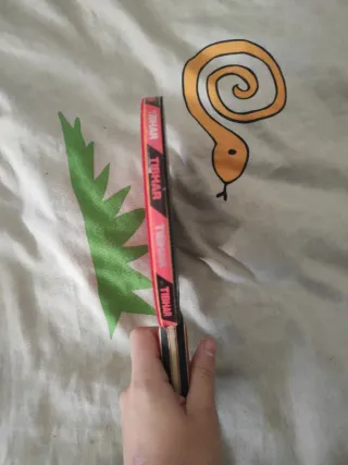 Pala de ping pong roja