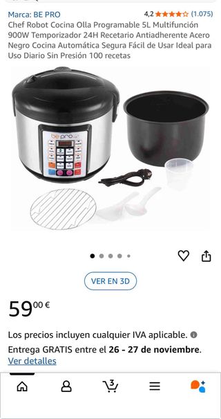 Robot de cocina Be Pro Chef 5L 900W
