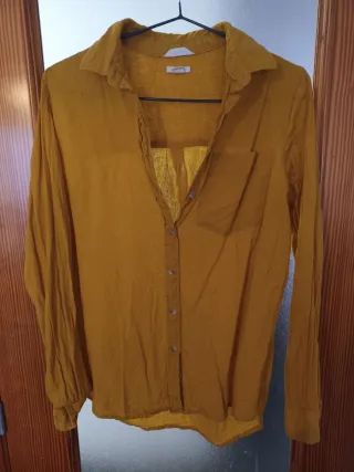 Camisa mostaza mujer