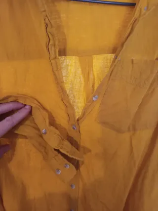 Camisa mostaza mujer