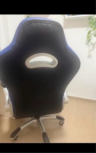Silla Gaming Negra y Azul