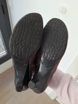 Botines Hispanitas Marrones/Grises Talla 39