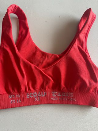 Ecoalf Sujetador Deportivo Coral Talla XS