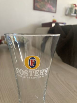 Bicchiere Foster's in vetro