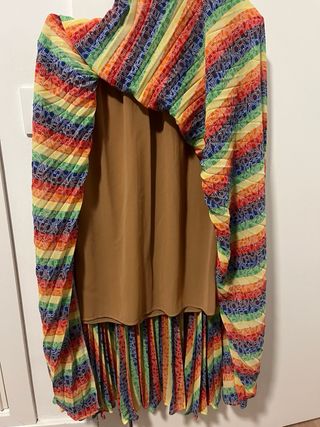 Falda Michael Kors Multicolor Plisada