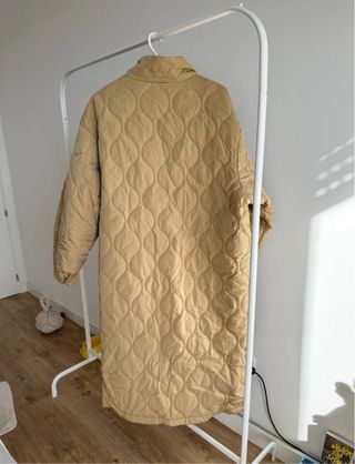 Oversized Quilted Coat  - Abrigo largo acolchado
