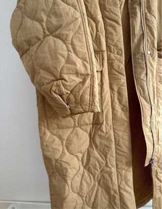 Oversized Quilted Coat  - Abrigo largo acolchado
