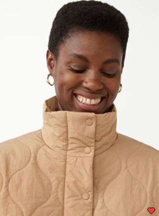 Oversized Quilted Coat  - Abrigo largo acolchado