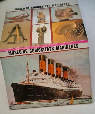 6 Postali «Museo Curiositats Marineres». VINTAGE