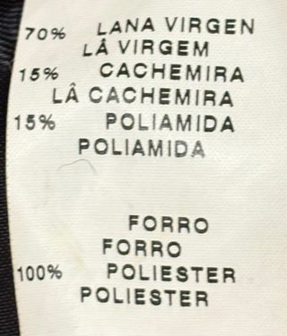 Abrigo Lana y Cachemira El Corte Inglés Gris