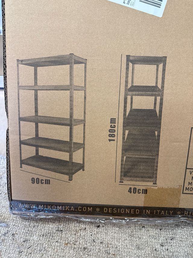 Estantería metálica MIXO MIXA 5 bandejas