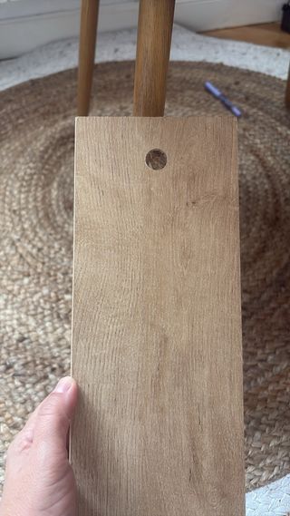 NUEVA Mesa centro Maisons du Monde madera y ratán