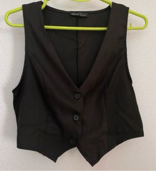 Conjunto Pantalón y chaleco negro traje